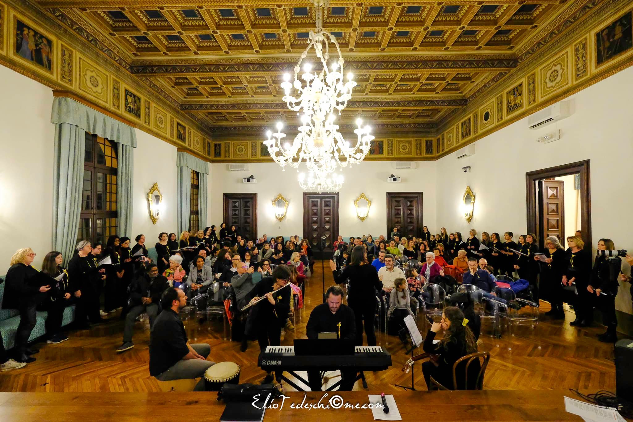 Primo concerto del Coro DoreMimosa – Sala grande di Palazzo Sersanti, Imola