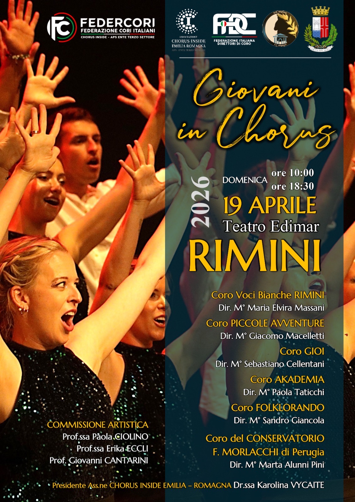 Giovani in Chorus 2026 - Rimini 19 aprile 2026