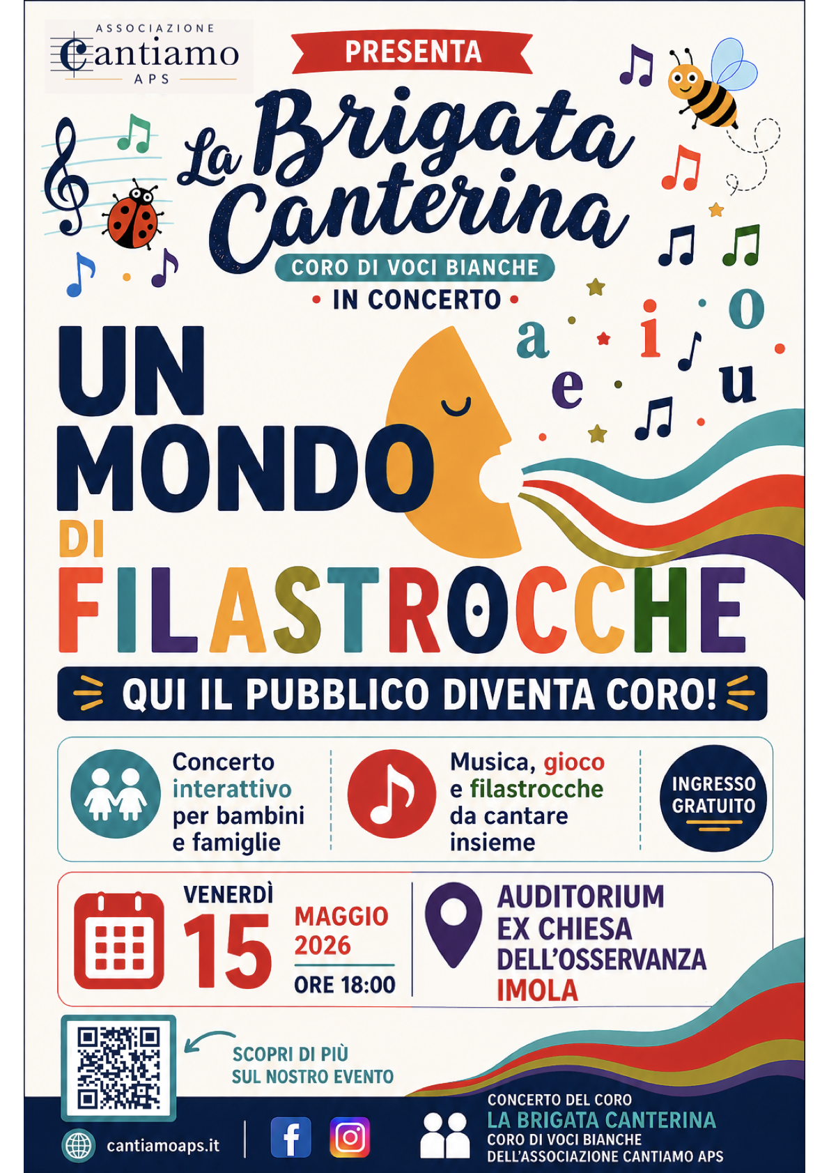 Un mondo di filastrocche - concerto interattivo per bambini e famiglie - Cantiamo APS Imola